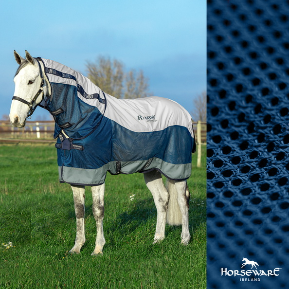 Horseware Rambo® Summer Series Turnout mit Disc Front (0g Außen mit 100g Liner)