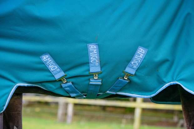 Abverkauf!!! Horseware Amigo Bravo 12 Wug lite storm green 125 cm