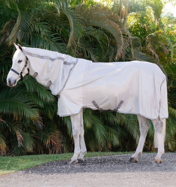 Horseware Amigo Amigo integrated Fly Sheet (früher Mio) silver/ titanum