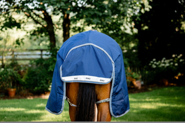 Horseware RHINO WUG 0g lite Regendecke Navy/Titanium Grey