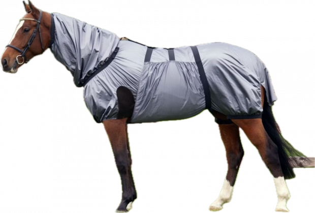 Abverkauf! QHP Ekzemerdecke grau Comfort