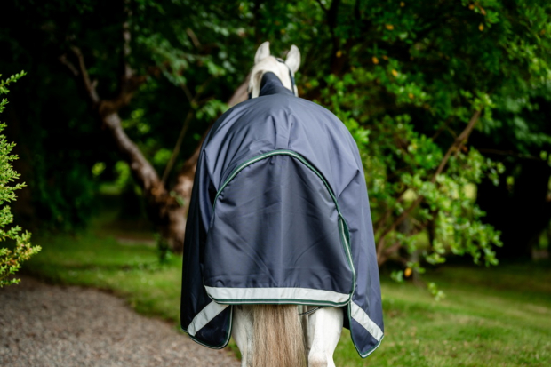 Abverkauf!!! Horseware Rambo WUG lite 0g Navy/Hunter Green & Silver