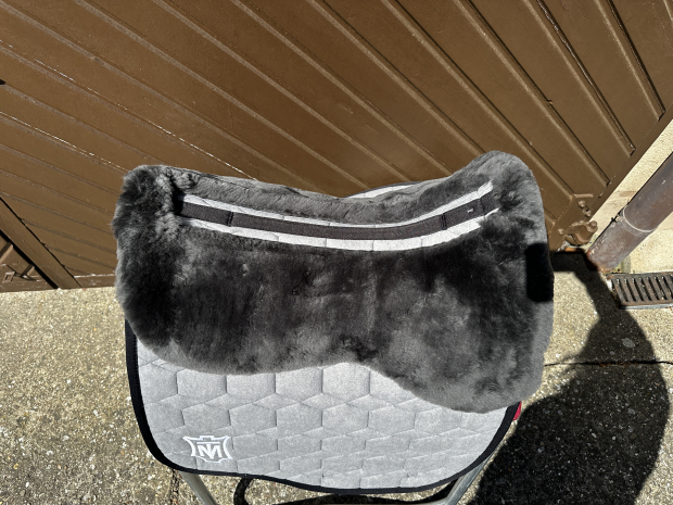 Mattes Eurofit Schabracke Dressur schiefer grau samt L spine free Sofort lieferbar!