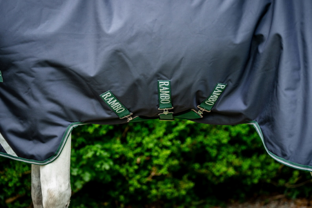 Abverkauf !!! Horseware Rambo WUG medium 200g Navy/Hunter Green 155 cm