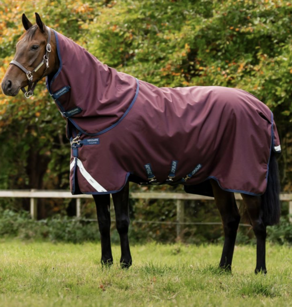 Horseware Amigo® Bravo 12 Plus Turnout 100g Burgundy