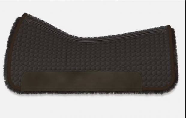 Mattes Westernpad Square Pad Gr. L braun Correction 36 / 72 cm
