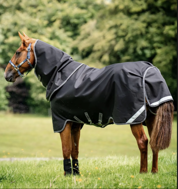 Horseware RAMBO® 1680D PLUS mit Halsteil Regendecke Weidedecke heavy 450 G Gr. 130 cm
