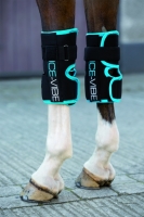 NEU !!! Horseware Ice-Vibe Knee Wrap Karpalgelenk black/aqua