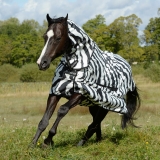 Abverkauf !!! Bucas Sweet-Itch Zebra Fliegendecke Ekzemerdecke Retourenware