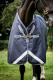 Horseware Rambo Optimo Weidedecke ohne Füllung Navy/Thunderstorm Grey & Silver