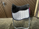 Mattes Eurofit Schabracke Dressur L samt Crystal blau Lammfell vorne und hinten