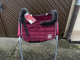 Mattes Eurofit Schabracke Dressur M Lammfell samt Bordeaux rot Lammfell