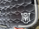 Mattes Eurofit Schabracke Dressur L samt Crystal schwarz Lammfell vorne und hinten