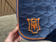 Mattes Eurofit Schabracke Dressur navy orange samt L spine free