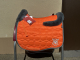 Mattes Eurofit Schabracke Dressur L Lammfell Glanz Steppstoff orange