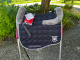 Mattes Eurofit Schabracke Dressur L Lammfell Glanz Steppstoff graphit