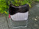 Mattes Eurofit Schabracke Dressur schwarz Samt L spine free champagner
