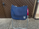 Mattes Schabracke Dressur L Lammfell Steppstoff blau
