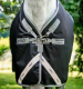 Horseware Amigo ® Bravo 1200D 0g black /Titanium V-Verschluss