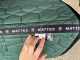 Mattes Schabracke Dressur racing green grün Steppstoff Gr. L vorne Sofort lieferbar!