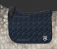 Mattes Schabracke Correction Dressur blau navy Samt L Lammfell vorne Sofort lieferbar!
