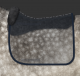 Mattes Schabracke Correction Dressur blau navy Samt L Lammfell vorne Sofort lieferbar!