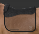 Mattes Schabracke Correction Dressur schwarz vorne Samt L spine free