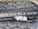 Mattes Schabracke Dressur L Lammfell Samt schwarz EWWA Lammfell vorne