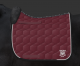 Mattes Schabracke Dressur bordeaux rot samt Gr. L vorne Sofort lieferbar!