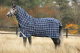 Horseware Rhino ® Plus TURNOUT 250G medium Regendecke Navy Check / Teal