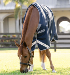 Horseware Amigo ® Bravo 1200D Weidedecke 250g Navy /Titanium medium