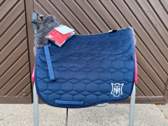 Mattes Schabracke Dressur navy Eurofit blau Gr. XL vorne Sofort lieferbar!