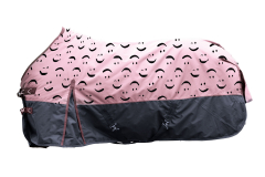 HKM Regendecke Weidedecke -Smiley- mit Fleecefutter