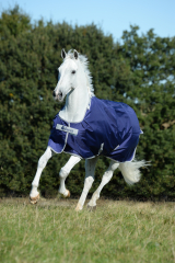 Bucas Atlantic Big Neck medium 200g blau 1680D Gr. 165 cm Regendecke Weidedecke